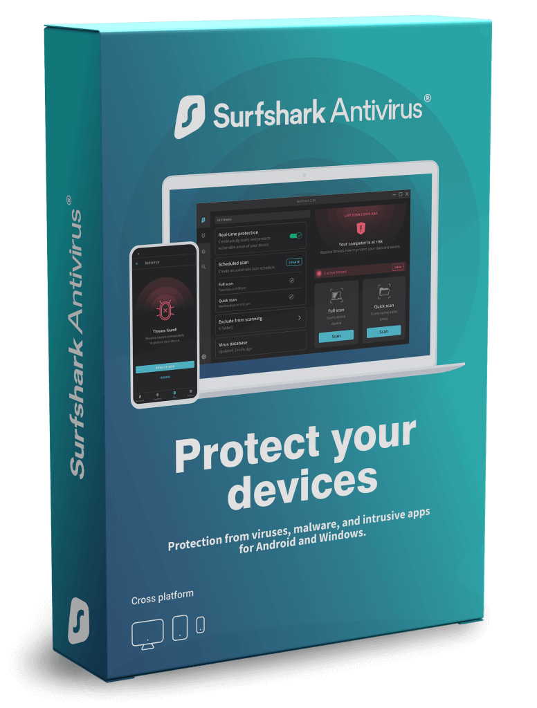 surfshark-antivirus Product Box